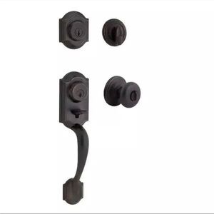 Kwikset Montara Single Cylinder Door Handleset - Venetian Bronze